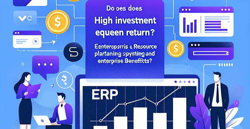 ERP 系统价格与企业效益的关联，高投入就有高回报？